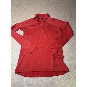 Outdoor Research Vigor Grid Fleece Half Zip Men's Sweatshirt Orange M